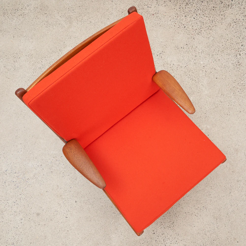 Teak 'FD-134' aka 'Boomerang' Lounge Chair by Peter Hvidt & Orla Mølgaard Nielsen for France & Daverkosen, Denmark - Image 7