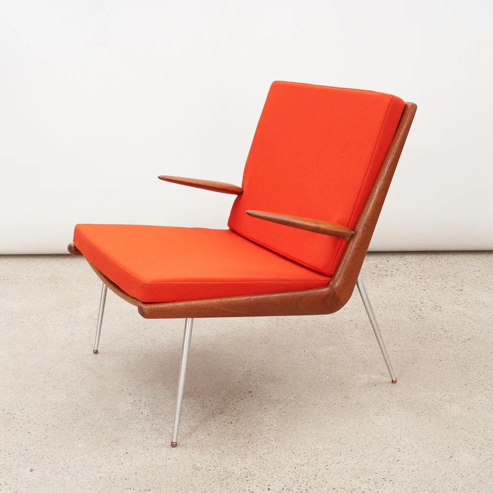 Teak 'FD-134' aka 'Boomerang' Lounge Chair by Peter Hvidt & Orla Mølgaard Nielsen for France & Daverkosen, Denmark - Image 9