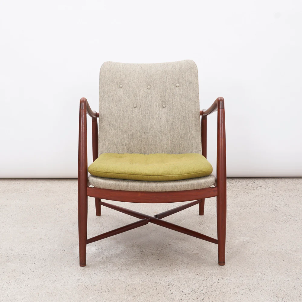 Teak 'Fireplace' aka 'B059' Lounge Chair by Finn Juhl for Bovirke, Denmark - Image 7