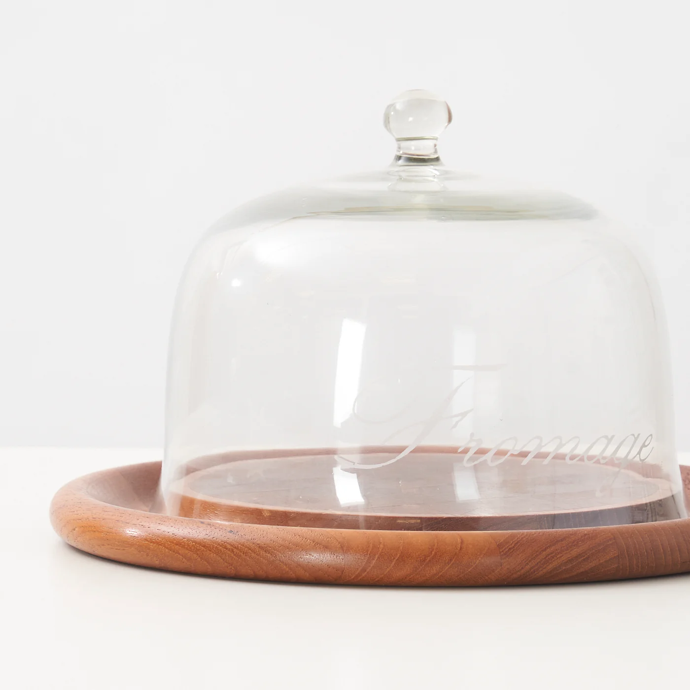 Teak & Glass Cheese Dome by Jens Quistgaard for Dansk, Denmark - Image 6
