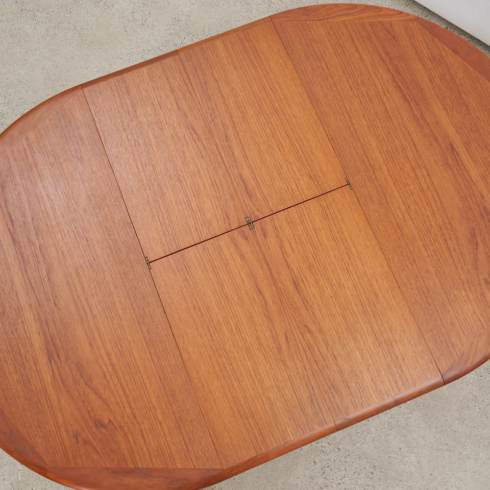 Teak Jack Knife Dining Table by Svend Åage Madsen for K. Knudsen & Søn, Denmark - Image 10