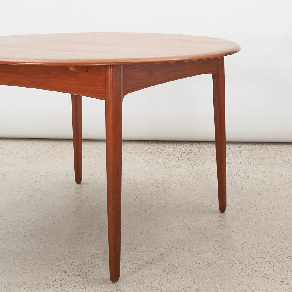 Teak Jack Knife Dining Table by Svend Åage Madsen for K. Knudsen & Søn, Denmark - Image 3