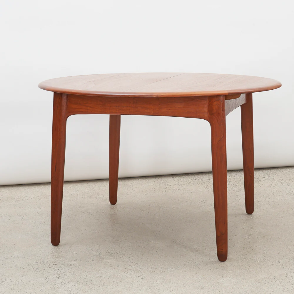 Teak Jack Knife Dining Table by Svend Åage Madsen for K. Knudsen & Søn, Denmark - Image 5