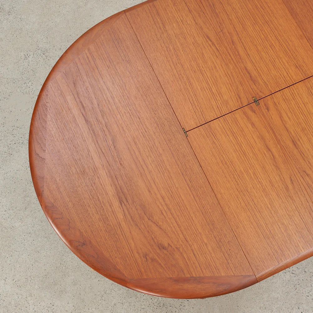 Teak Jack Knife Dining Table by Svend Åage Madsen for K. Knudsen & Søn, Denmark - Image 9