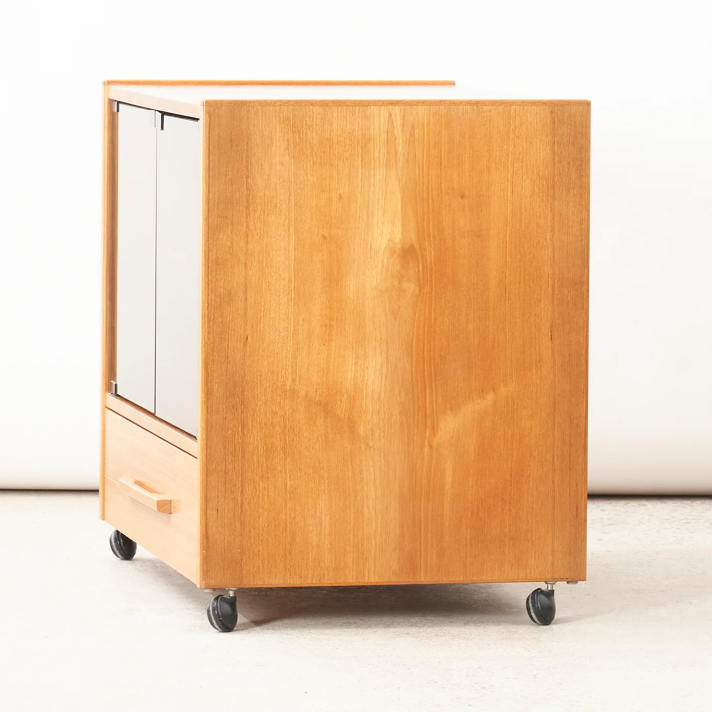 Teak Media Unit w/ Castors - Image 7