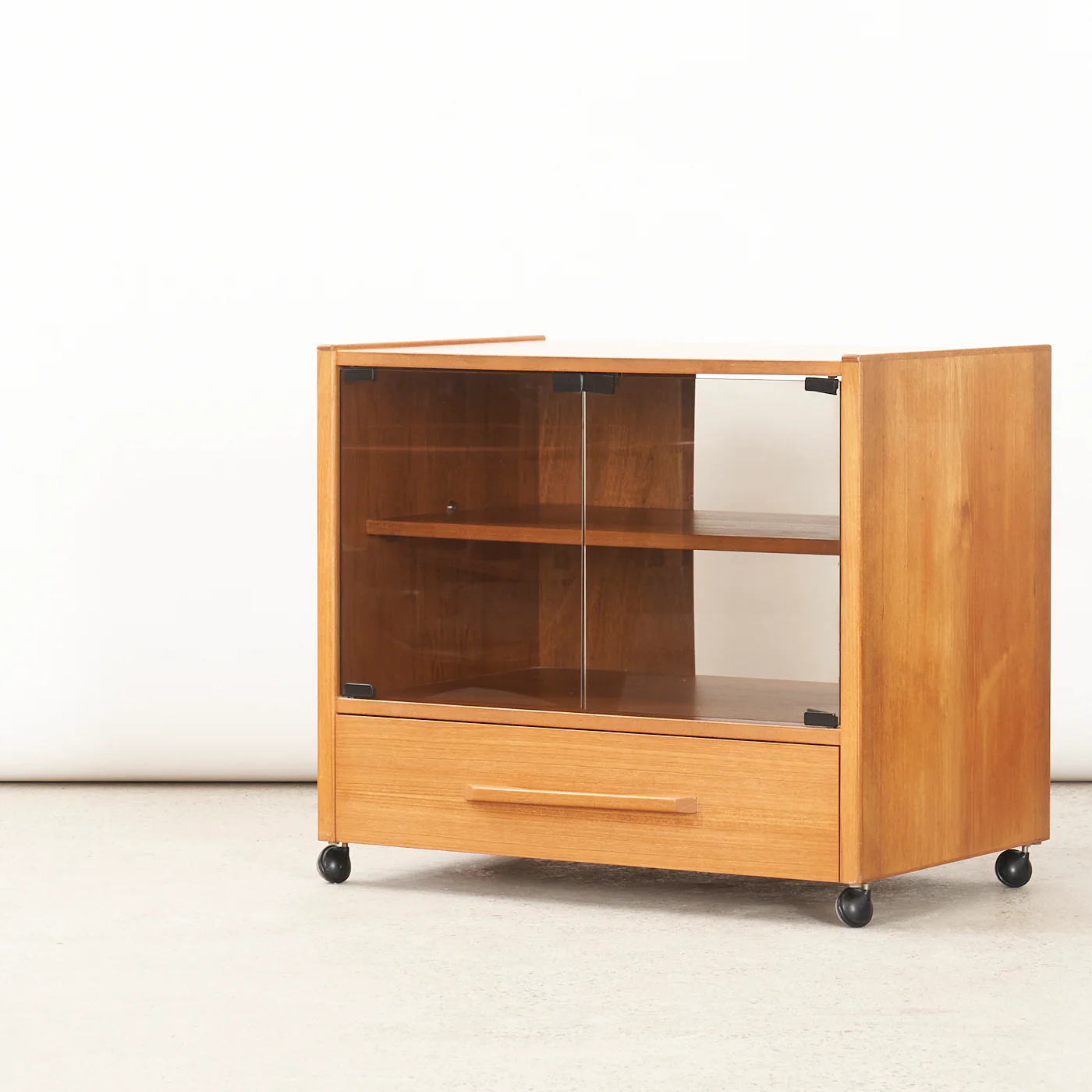 Teak Media Unit w/ Castors - Image 9