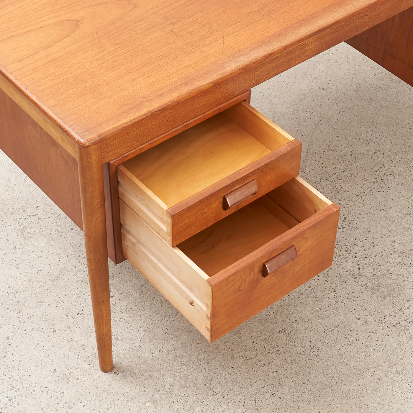 Teak & Oak Desk by Børge Mogensen for Søborg Møbler, Denmark - Image 10