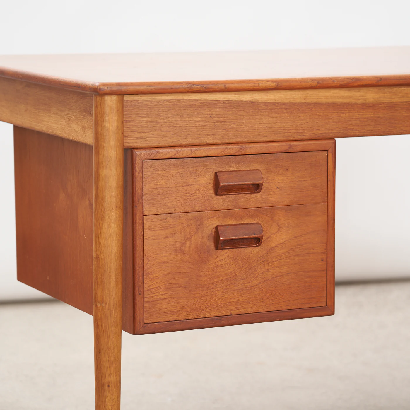 Teak & Oak Desk by Børge Mogensen for Søborg Møbler, Denmark - Image 14