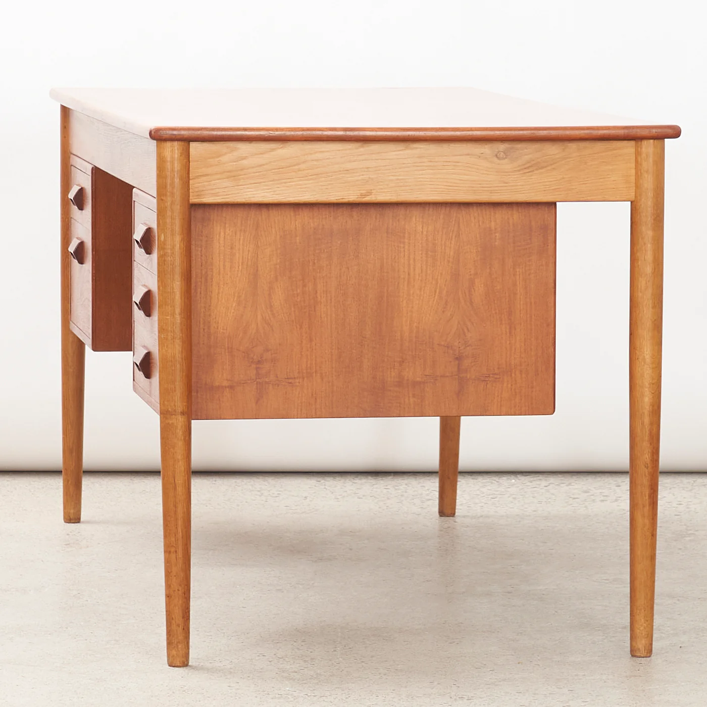 Teak & Oak Desk by Børge Mogensen for Søborg Møbler, Denmark - Image 7
