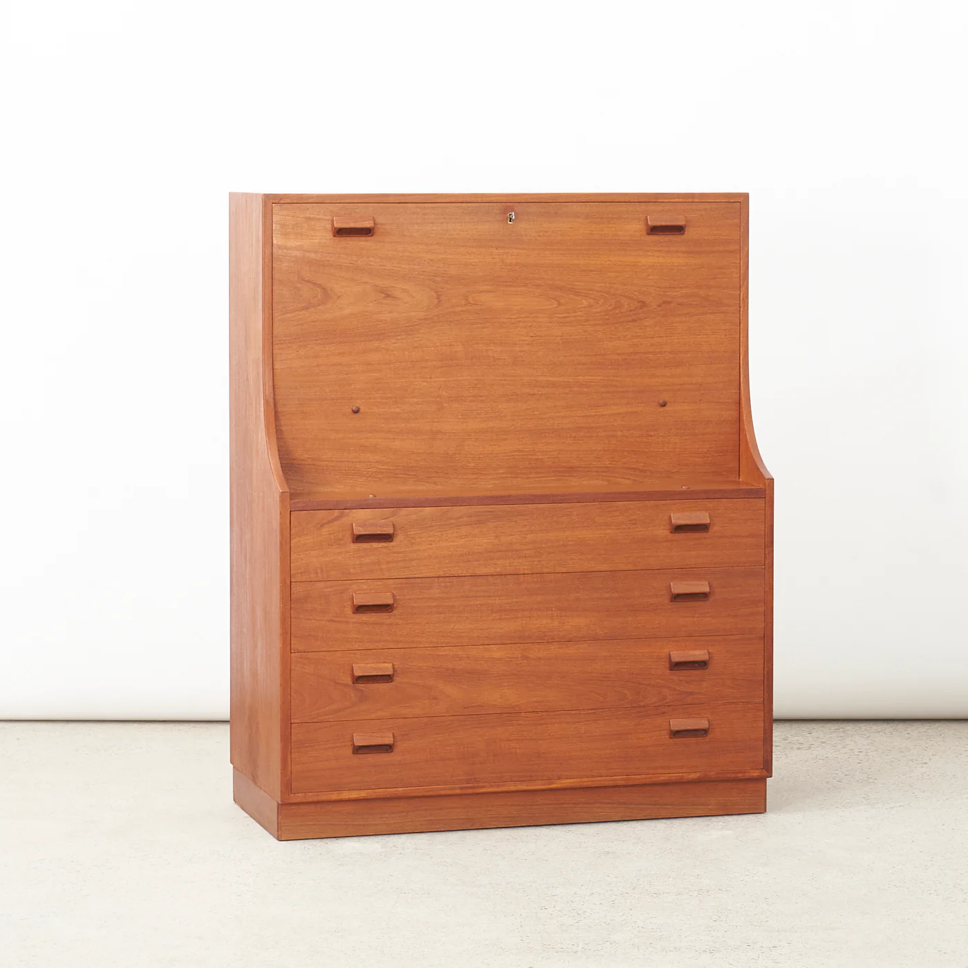 Teak Secretary Desk by Børge Mogensen for Søborg Møbelfabrik, Denmark