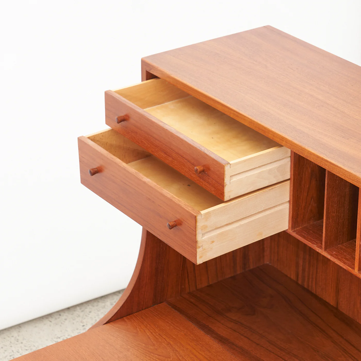 Teak Secretary Desk by Børge Mogensen for Søborg Møbelfabrik, Denmark - Image 10