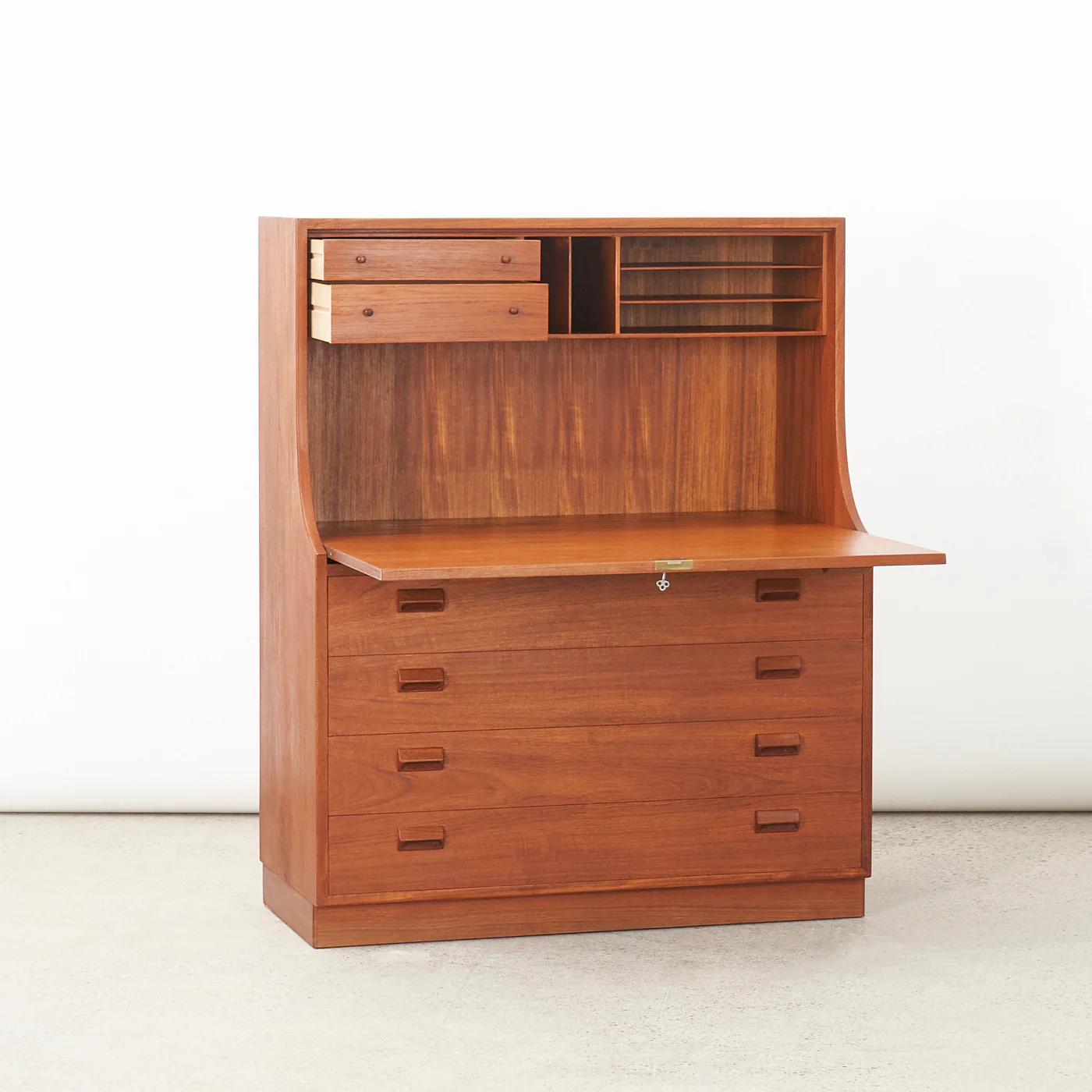 Teak Secretary Desk by Børge Mogensen for Søborg Møbelfabrik, Denmark - Image 2