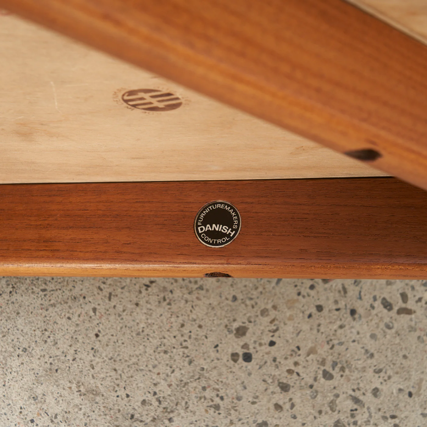 Teak & Vinyl Stool by Hugo Frandsen for Spøttrup Møbelfabrik, Denmark - Image 7