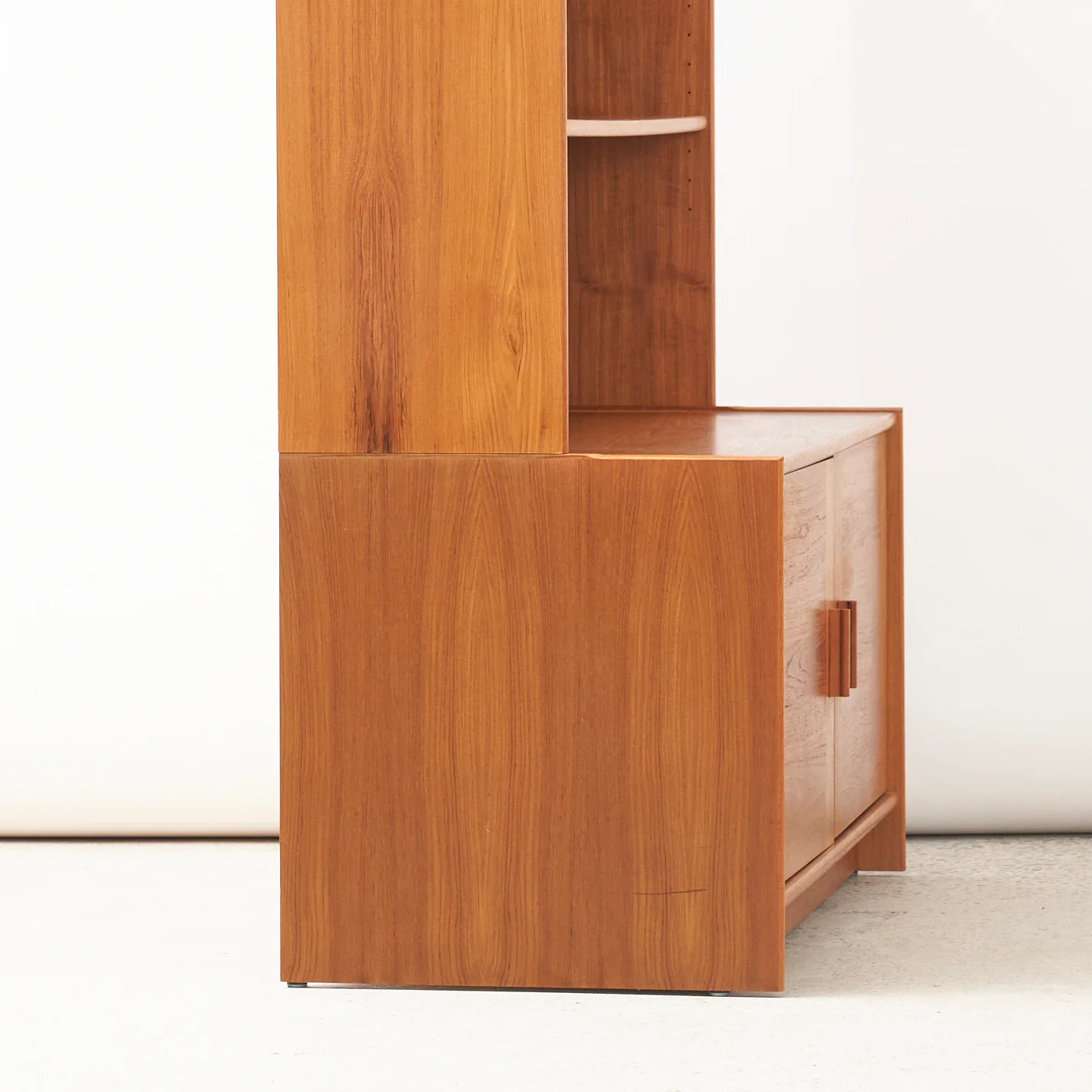 Teak Wall Unit w/ Doors, Denmark - Image 4