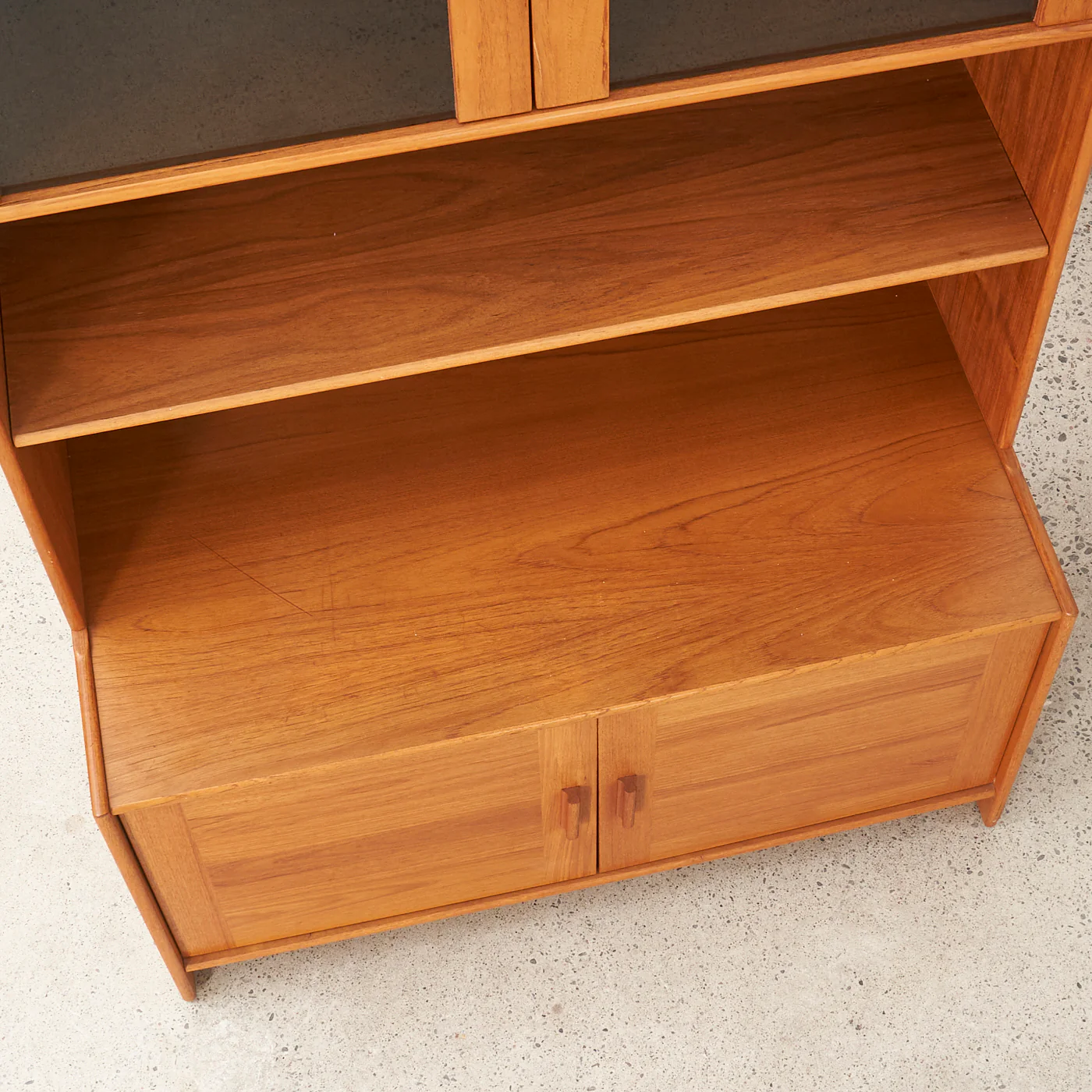 Teak Wall Unit w/ Doors, Denmark - Image 6