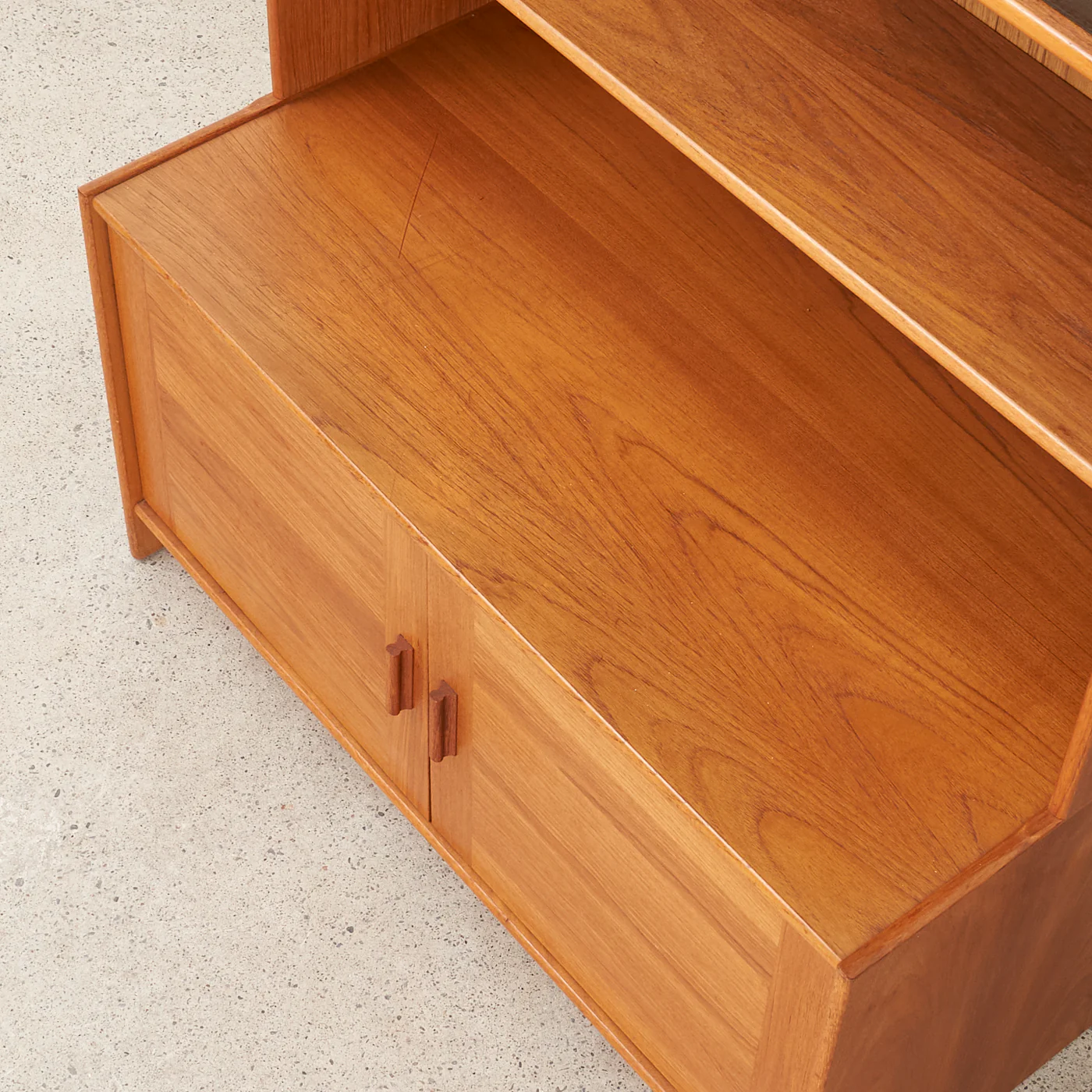 Teak Wall Unit w/ Doors, Denmark - Image 9
