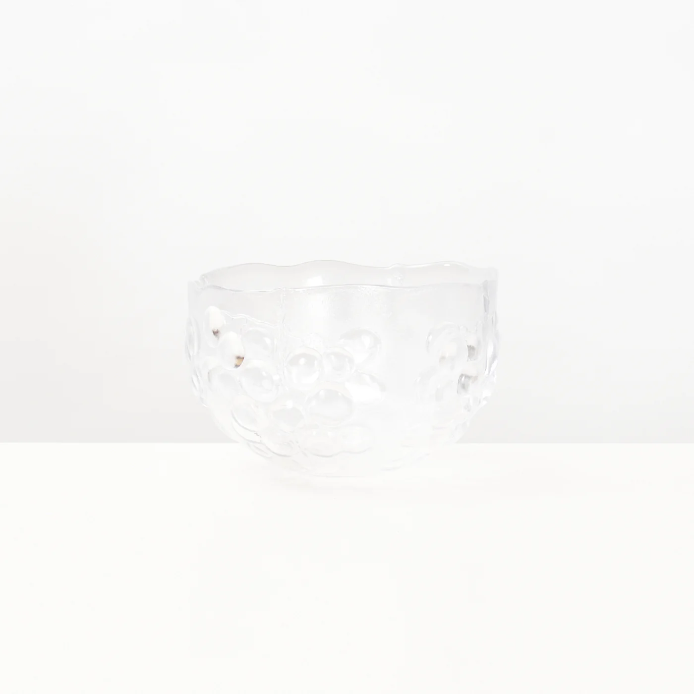 Textured Glass Bowl by Ann Warff for Kosta Boda