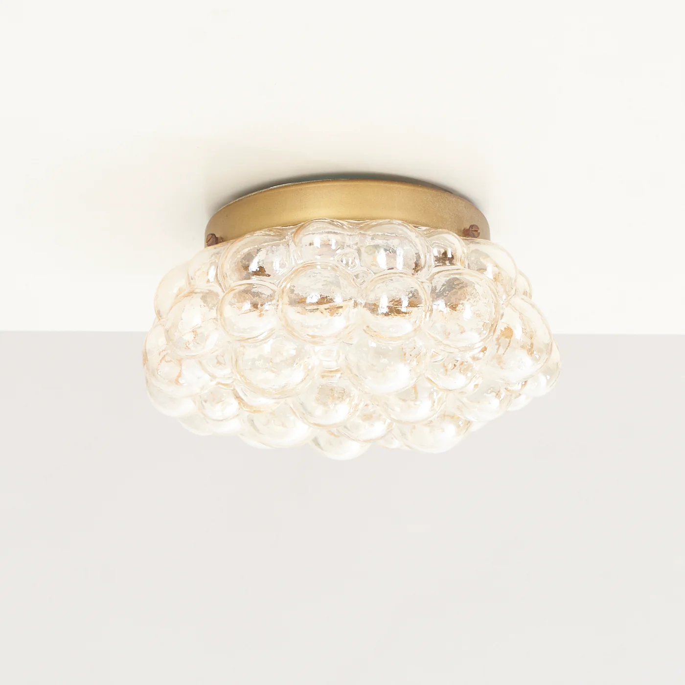 Textured Glass Flush Mount Light - Image 2