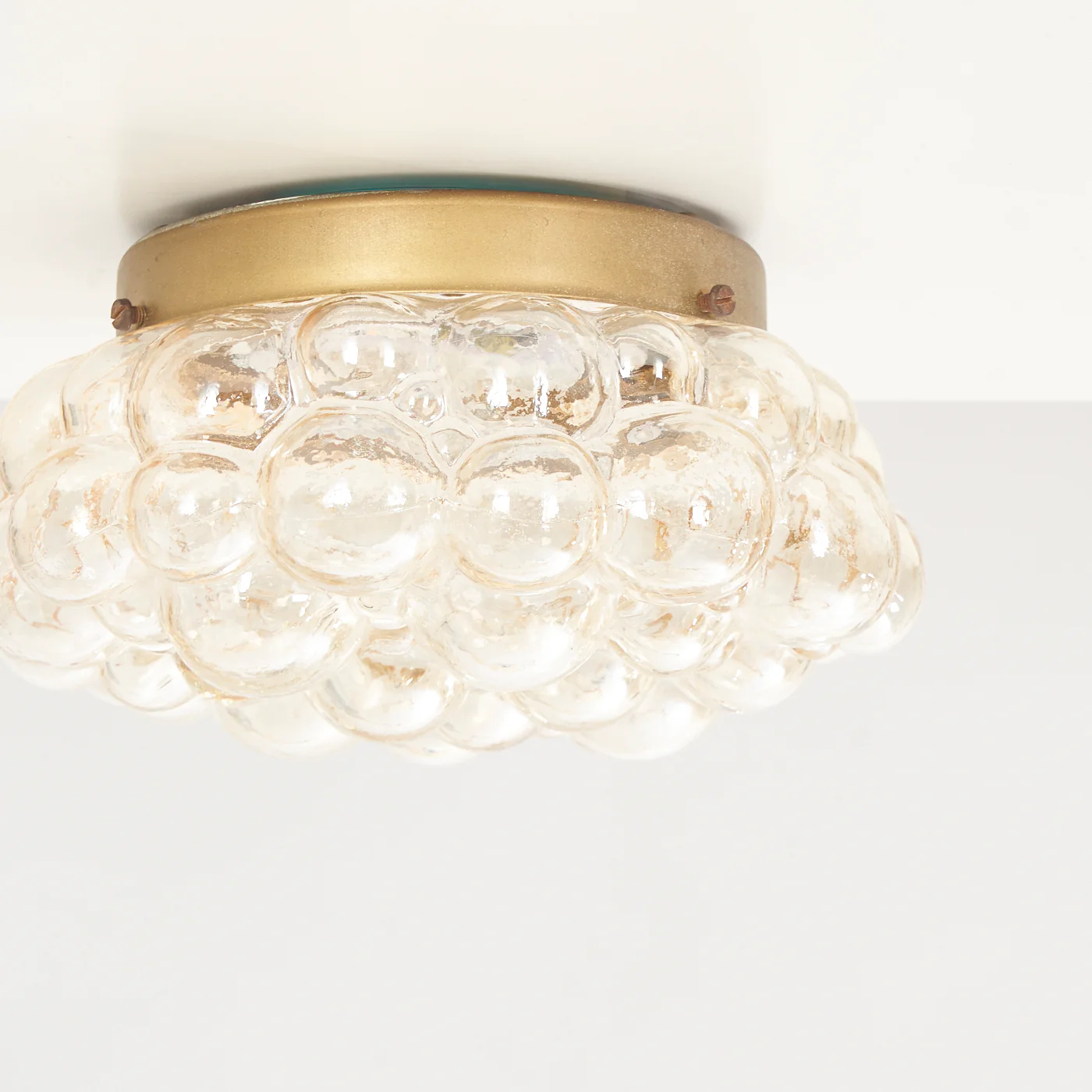 Textured Glass Flush Mount Light - Image 3