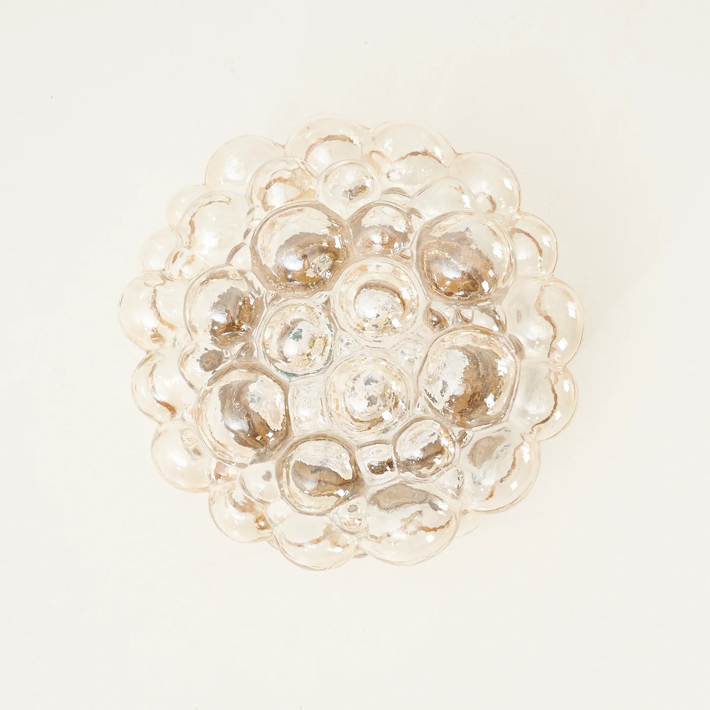 Textured Glass Flush Mount Light - Image 4