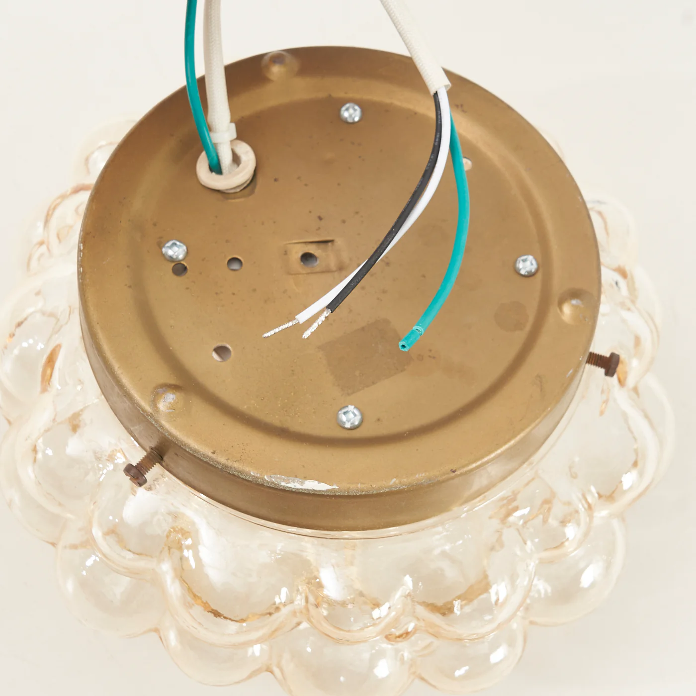Textured Glass Flush Mount Light - Image 6