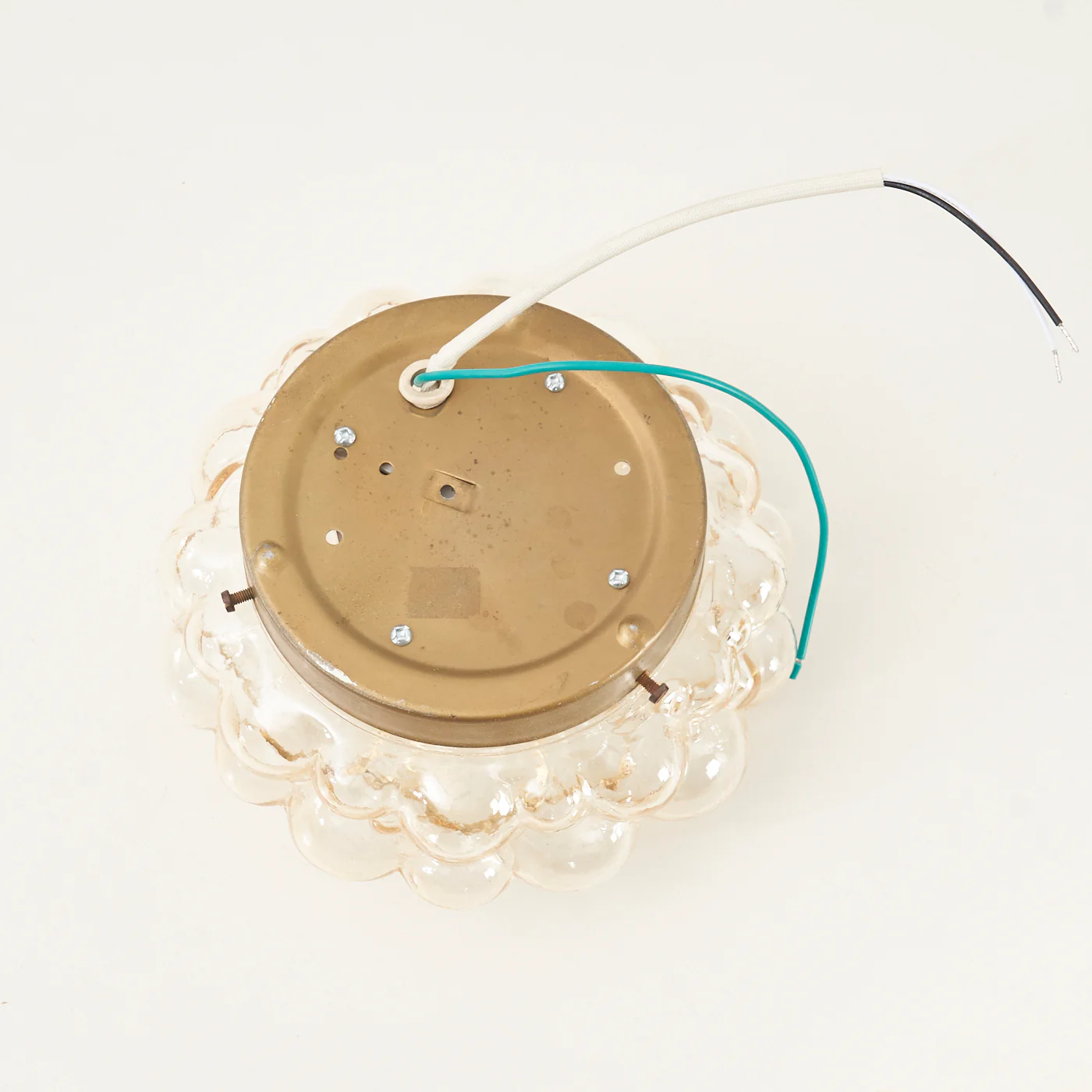 Textured Glass Flush Mount Light - Image 7