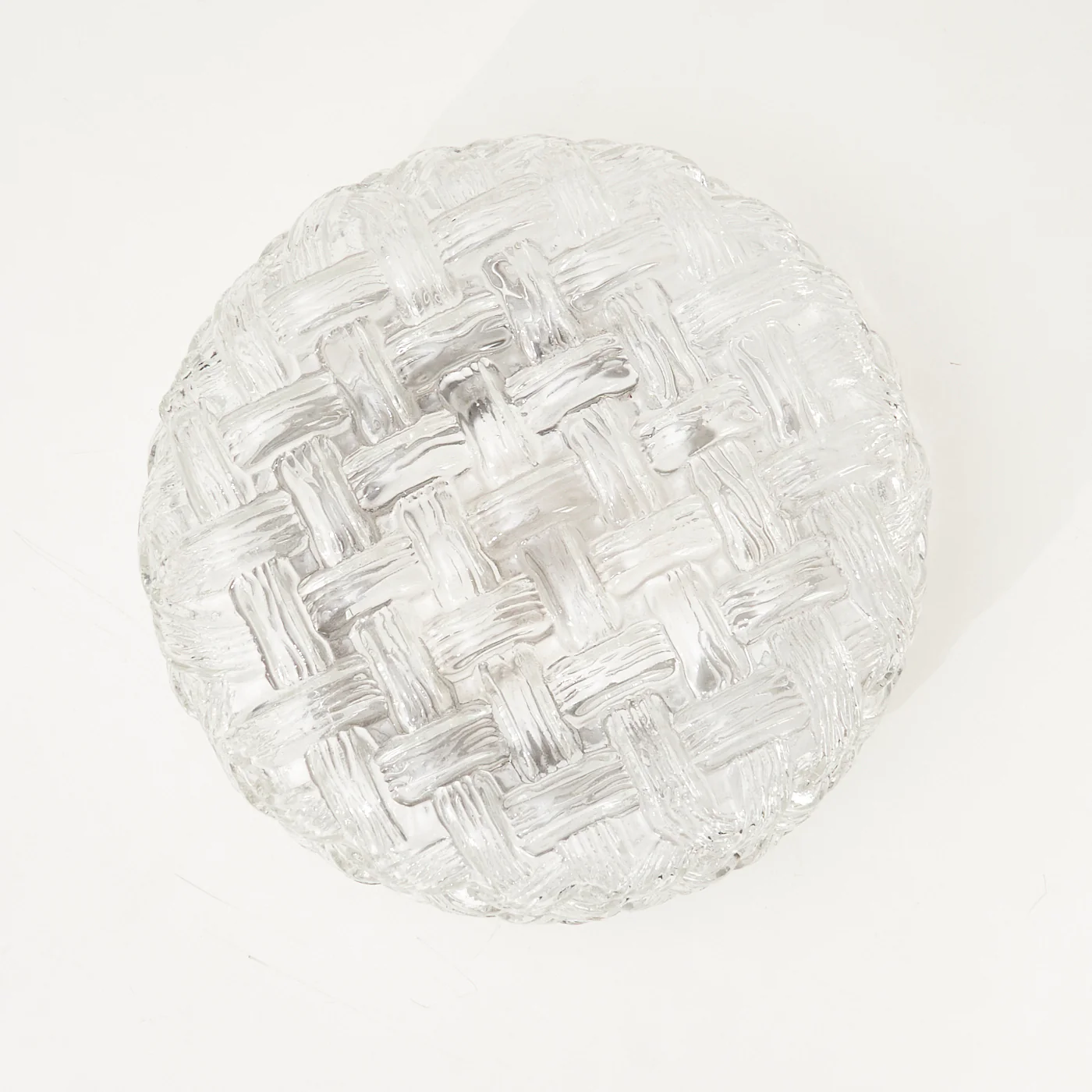 Textured Glass Flush Mount Light - Image 5