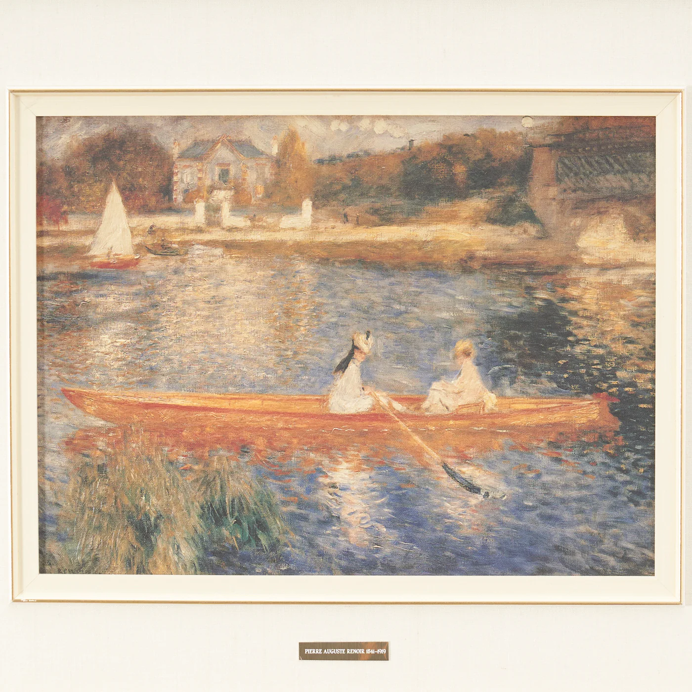 'The Skiff' Print by Pierre-Auguste Renoir - Image 2