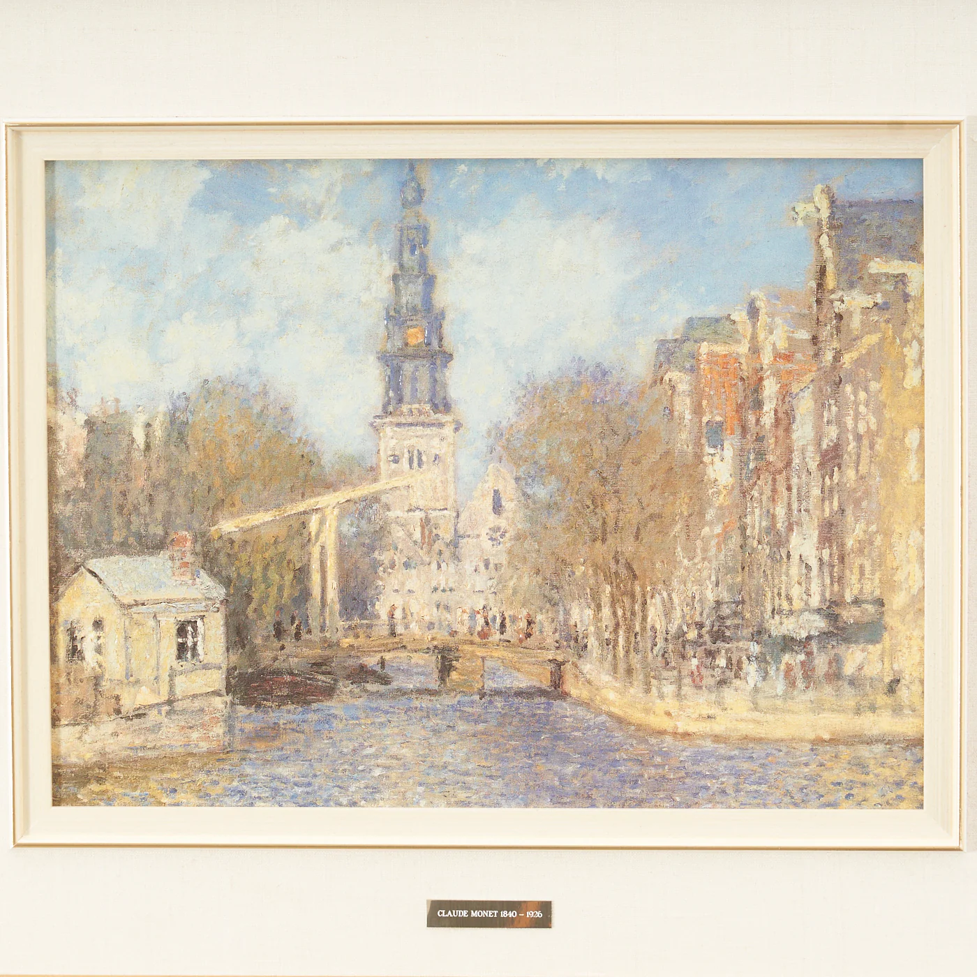 'The Zuiderkerk at Amsterdam' Print by Claude Monet - Image 2