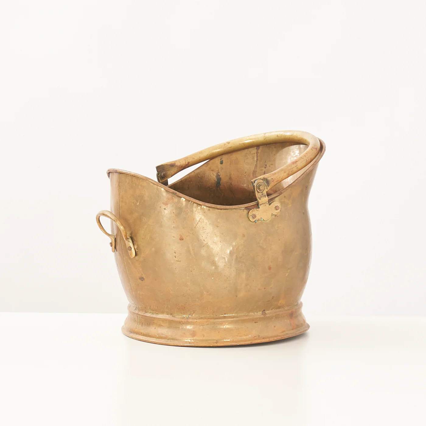 Vintage Brass Scuttle
