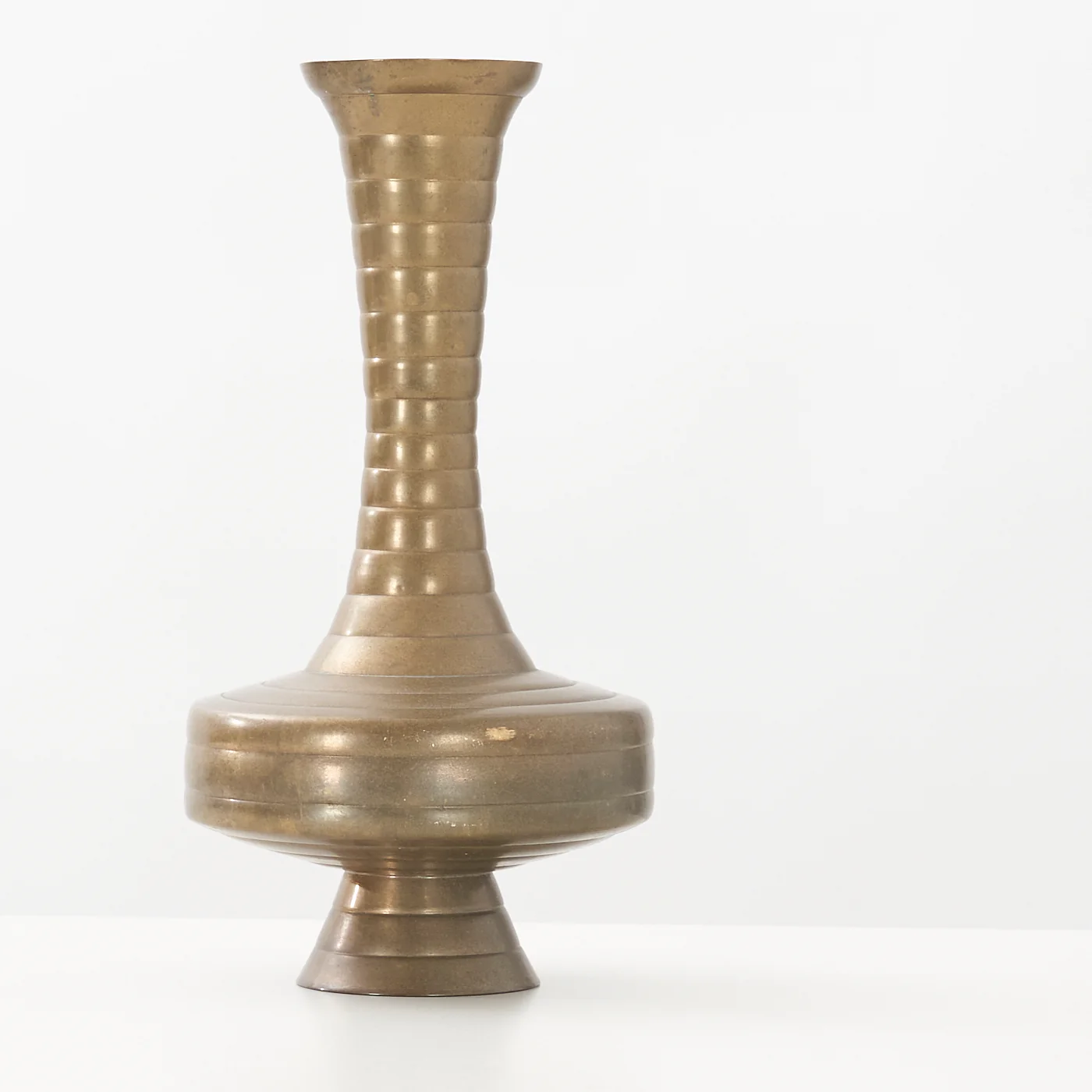 Vintage Brass Vase - Image 4