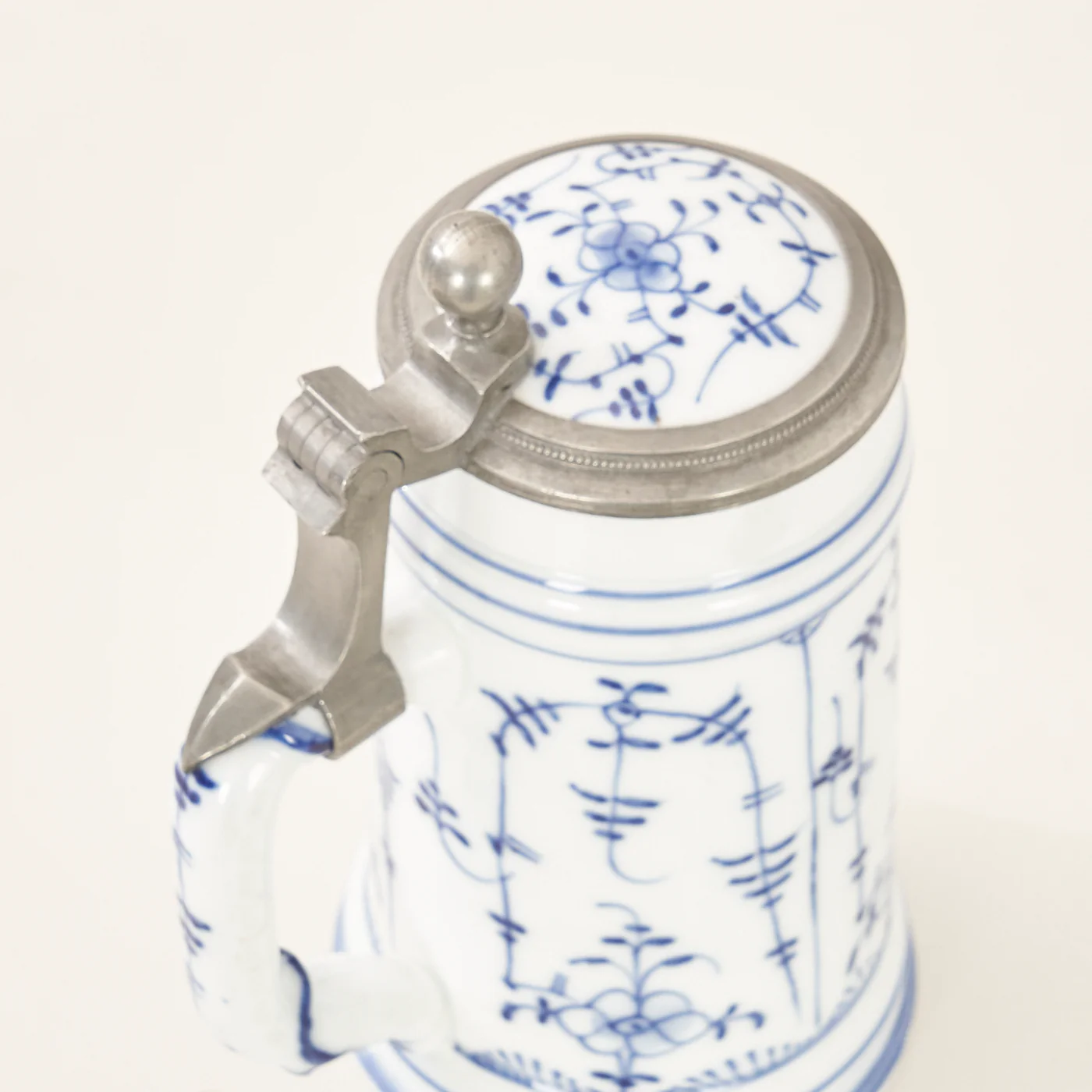 Vintage Ceramic & Metal Stein - Image 3