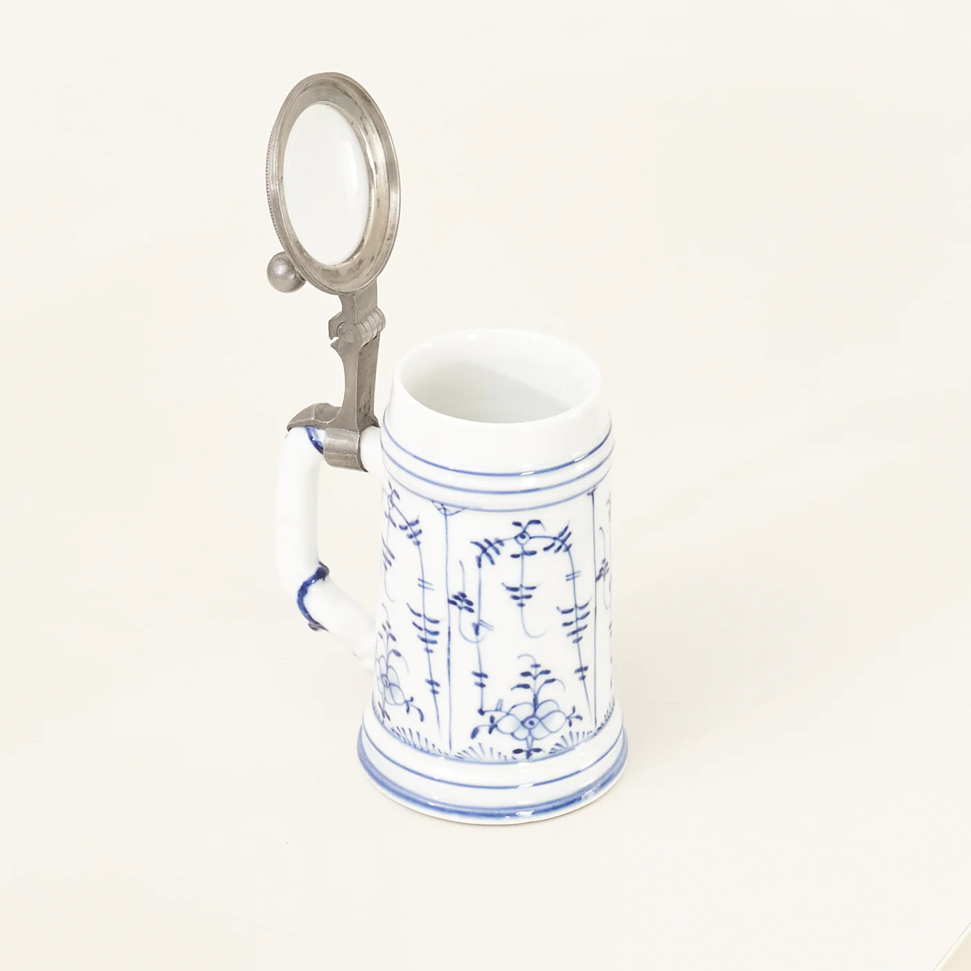 Vintage Ceramic & Metal Stein - Image 4