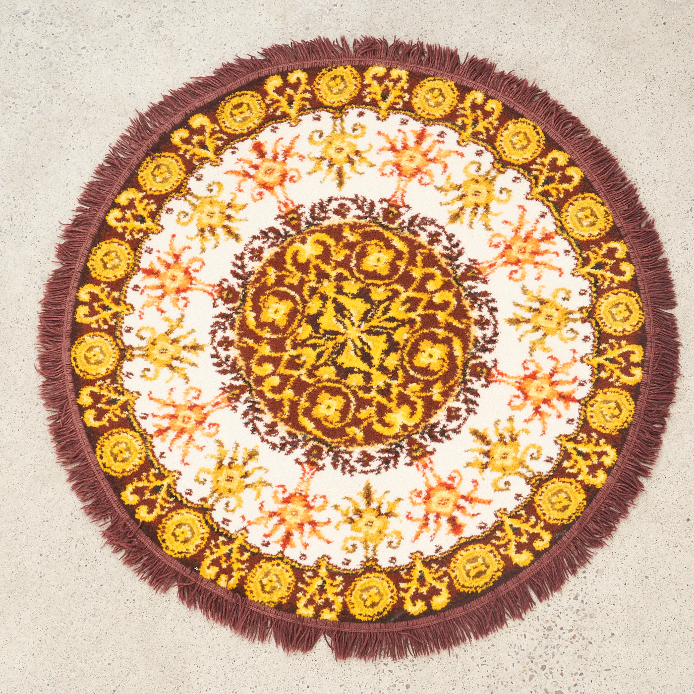 Vintage Round Rug - Image 3