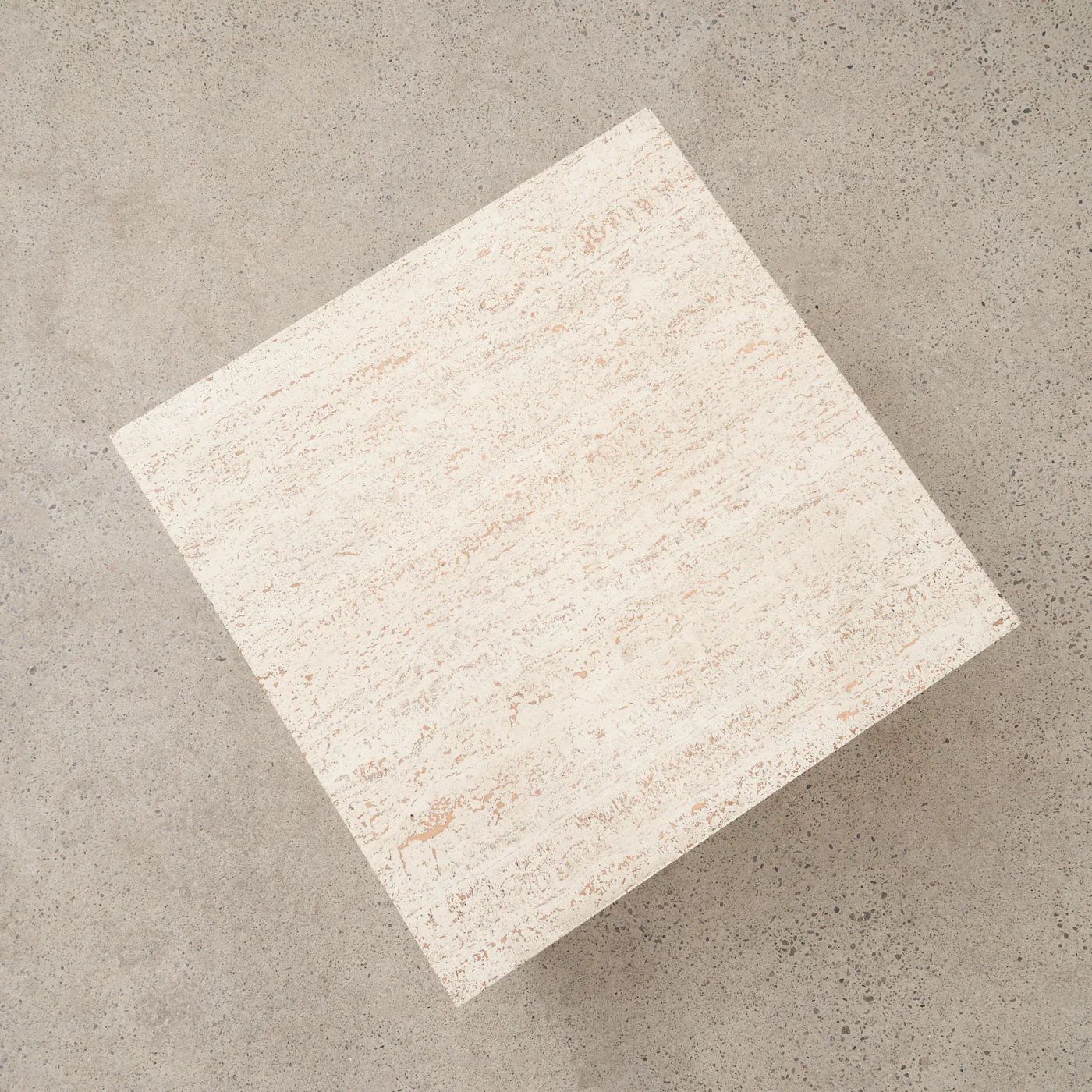 Vintage Travertine Side Table - Image 6