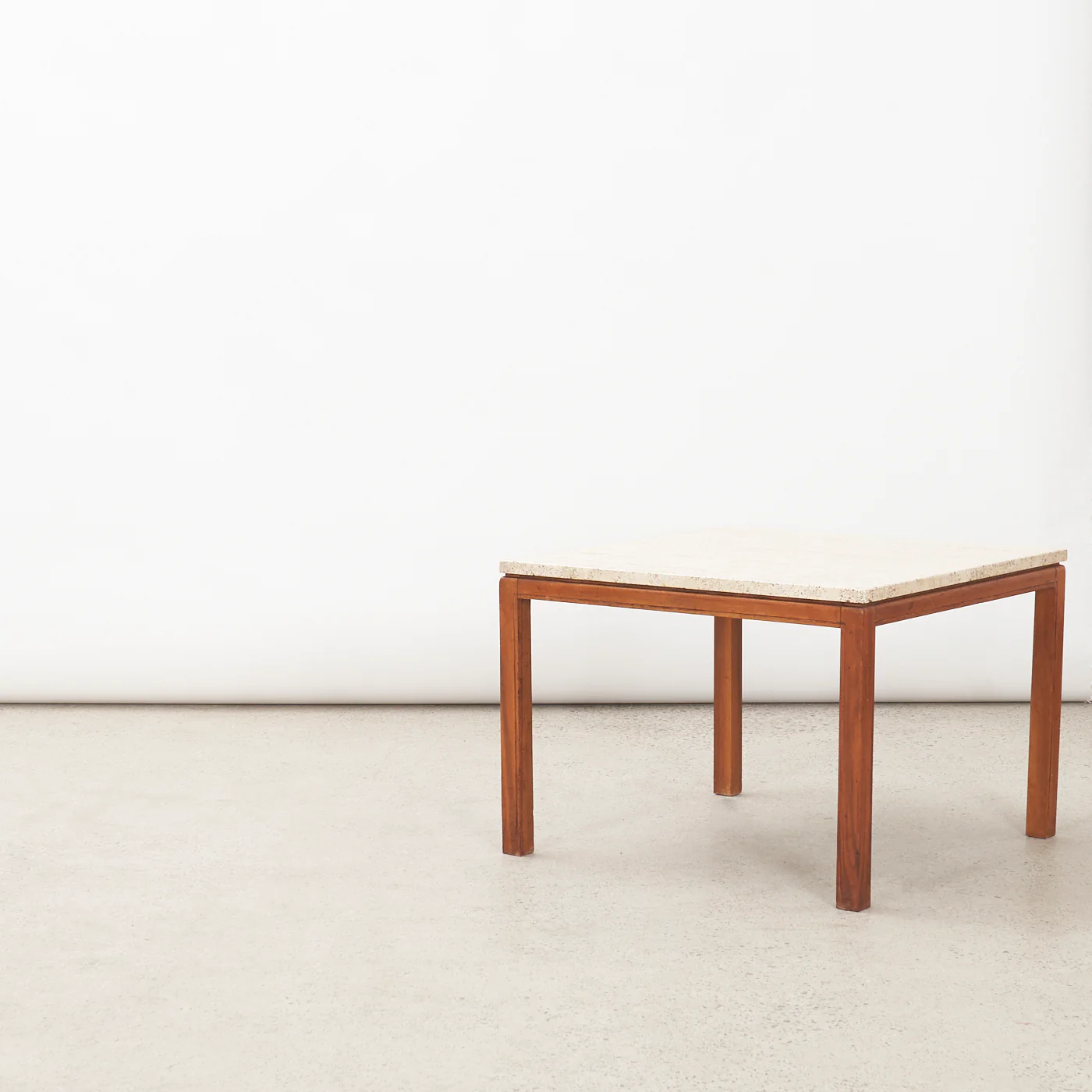 Vintage Travertine Side Table - Image 8