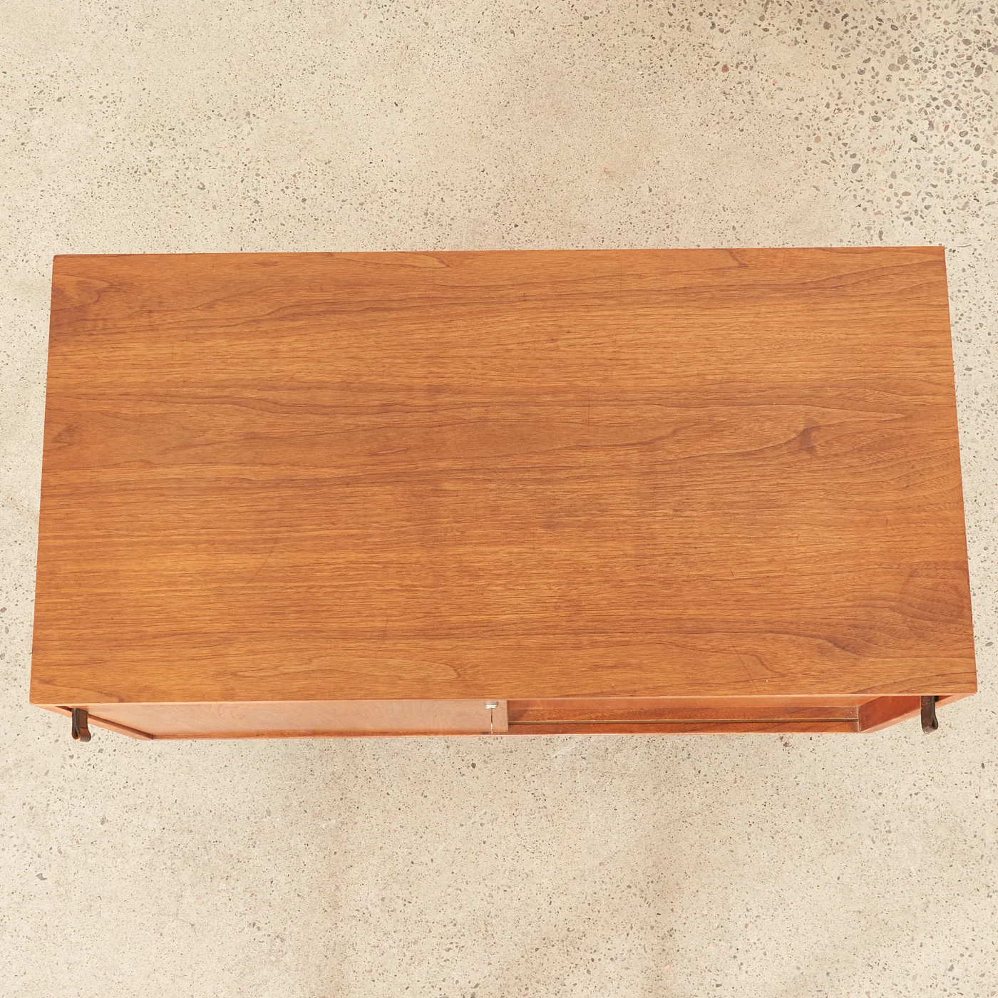 Walnut & Chrome Cabinet by Knoll - Image 6