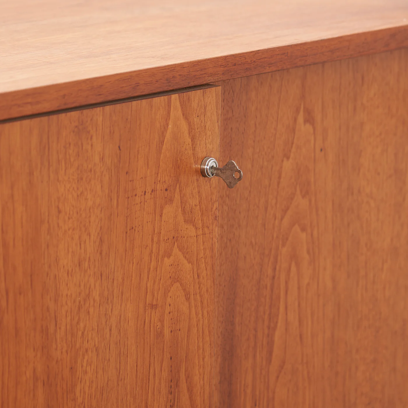 Walnut & Chrome Cabinet by Knoll - Image 9