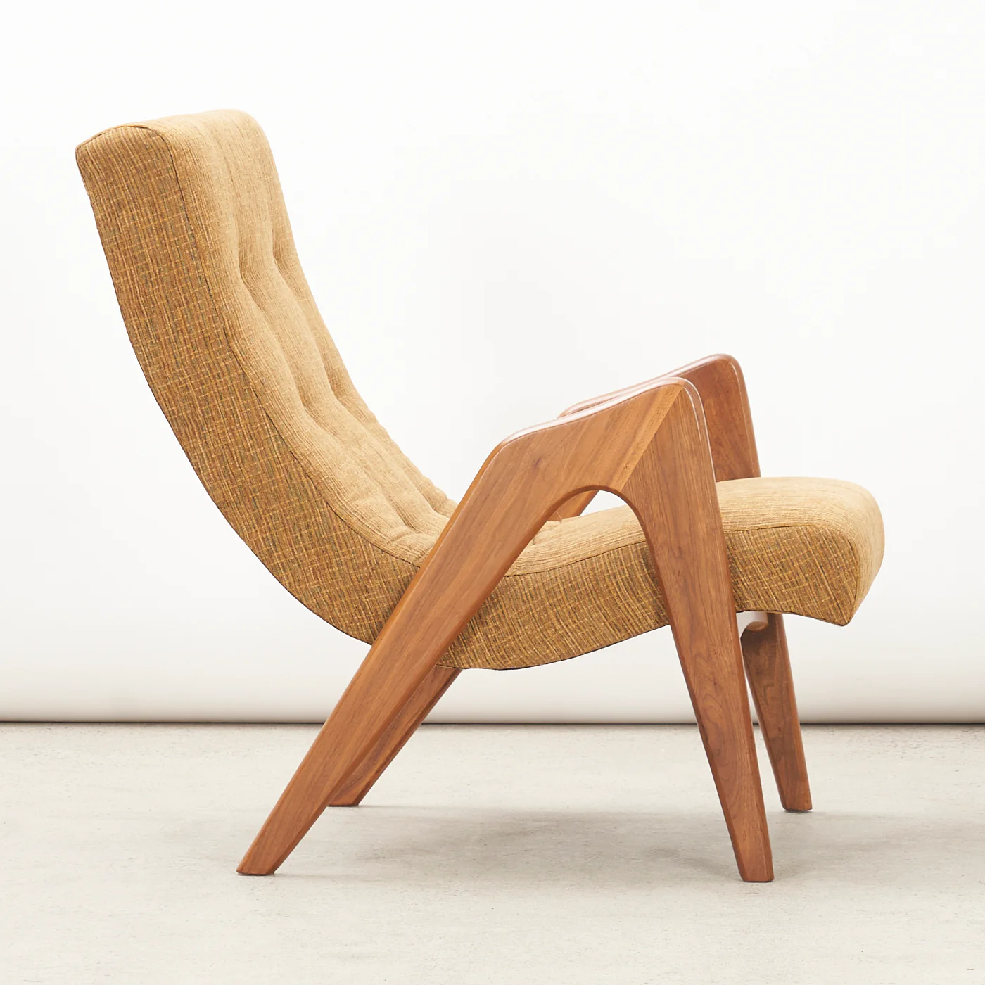 Walnut Lounge Chair & Ottoman by Adrian Pearsall - Image 4