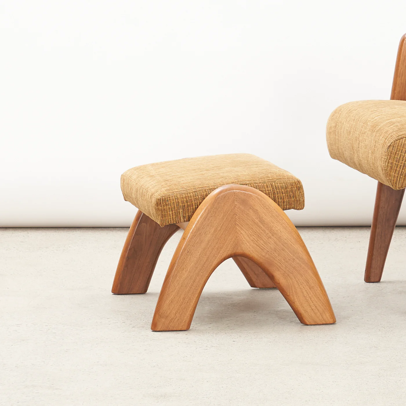 Walnut Lounge Chair & Ottoman by Adrian Pearsall - Image 9