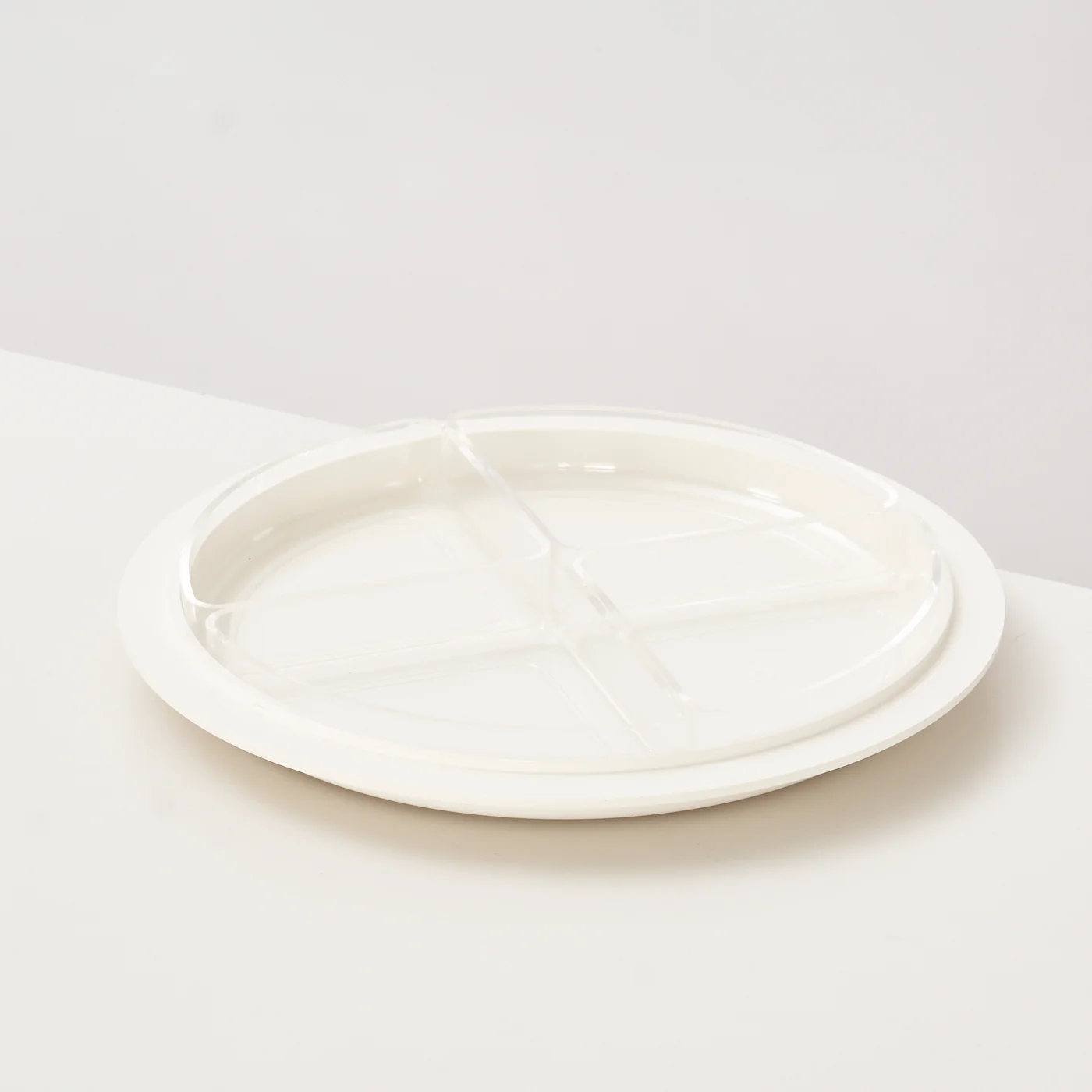 White And Clear Plastic Divided Tray by André Morin - Image 2