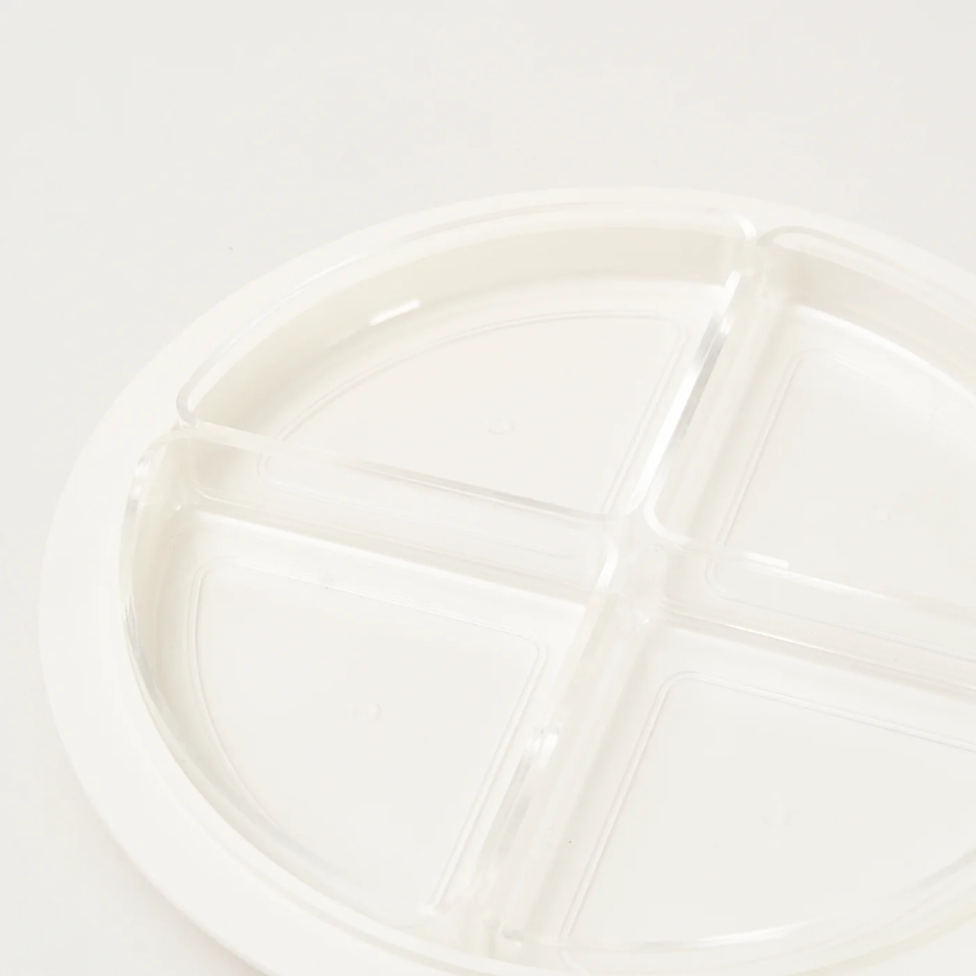White And Clear Plastic Divided Tray by André Morin - Image 5